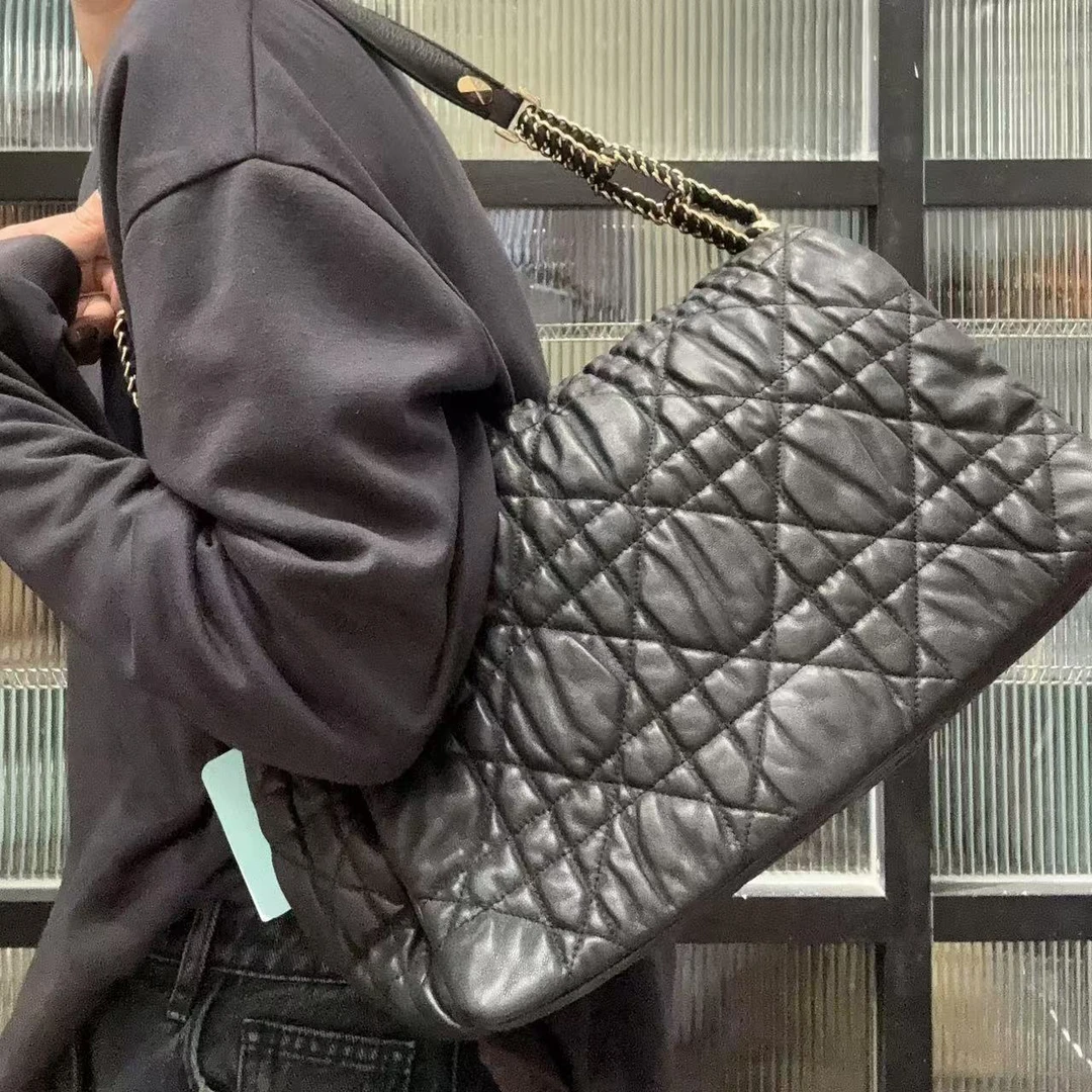 95新 DIOR/迪奥 【蕾】 32 0149 黑色腋下包