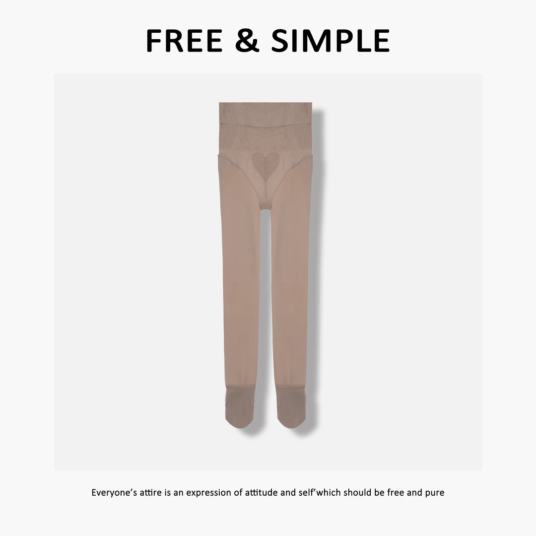 Free&Simple-‘小细腿’秋冬款时尚极简百搭单品连袜打底裤-7188
