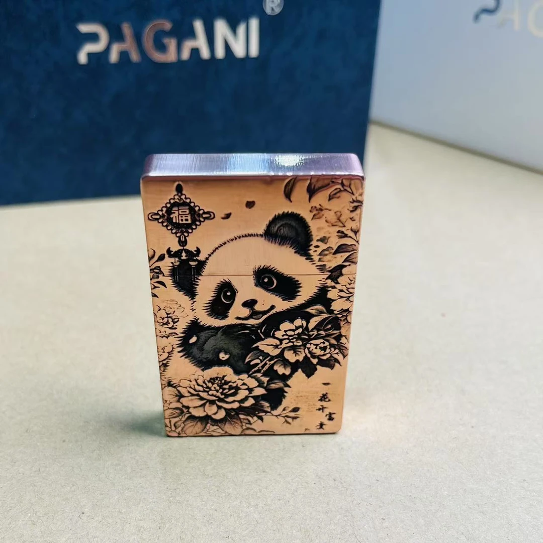 帕伽尼 紫铜 熊猫 手工做旧 3500 打火机