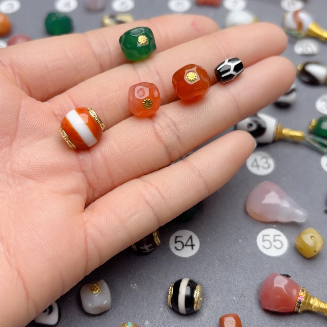 玛瑙/玉髓隔珠未镶嵌