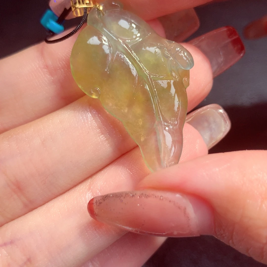 定制翡翠18K金镶嵌翡翠