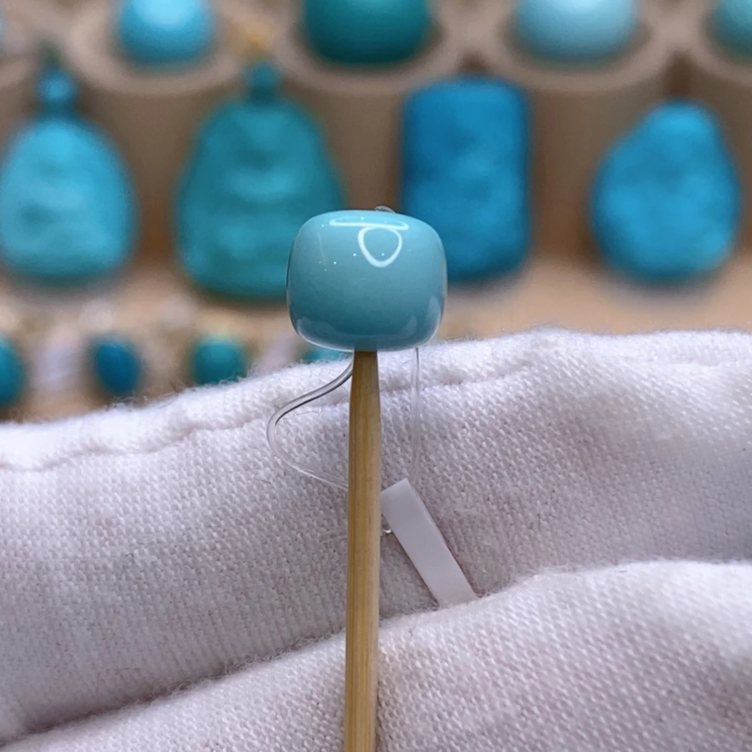 绿松石未镶嵌珠宝奇石8mm