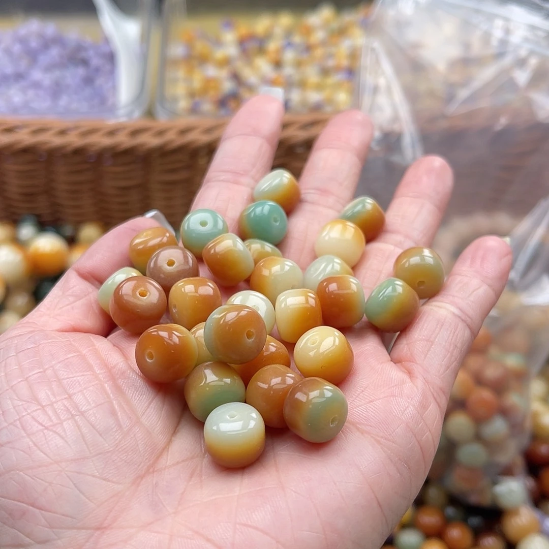 白玉菩提吊坠A/11mm/55颗