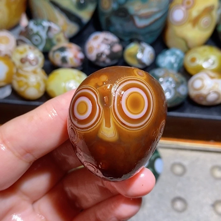 未镶嵌玛瑙/玉髓珠宝半成品108