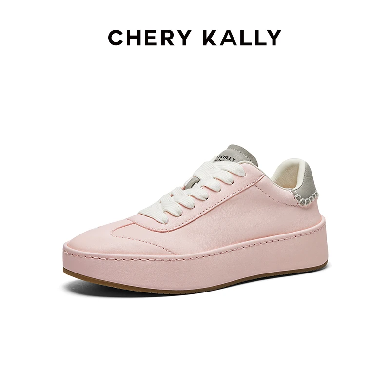 C15【冰山果冻】cherykally休闲板鞋女款2025新款高级百搭德训鞋女