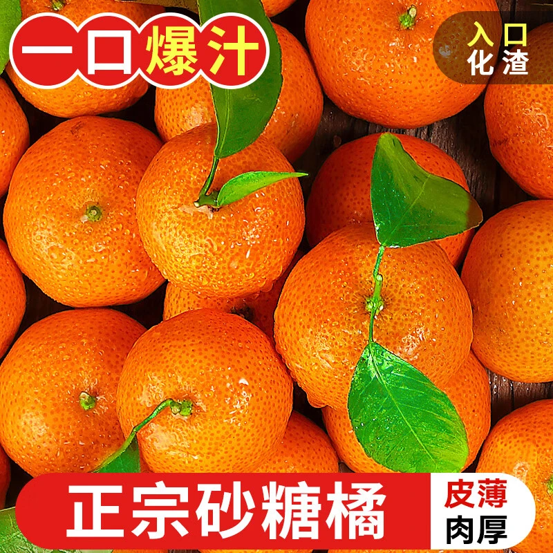 正宗广西砂糖橘清新香甜新鲜水果当季超甜小橘子沙糖橘