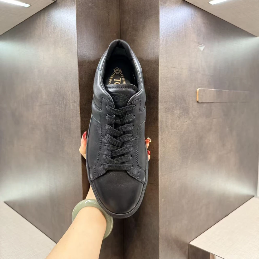 未使用 TOD’S/托德斯 街头轻巧度假透气舒适真皮系带百搭软底板鞋