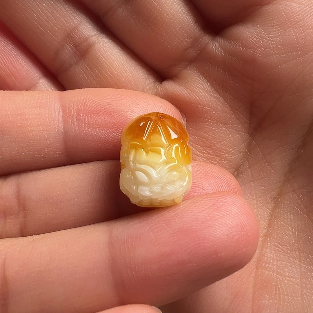 蜜蜡颈饰未镶嵌貔貅（打孔不退换）