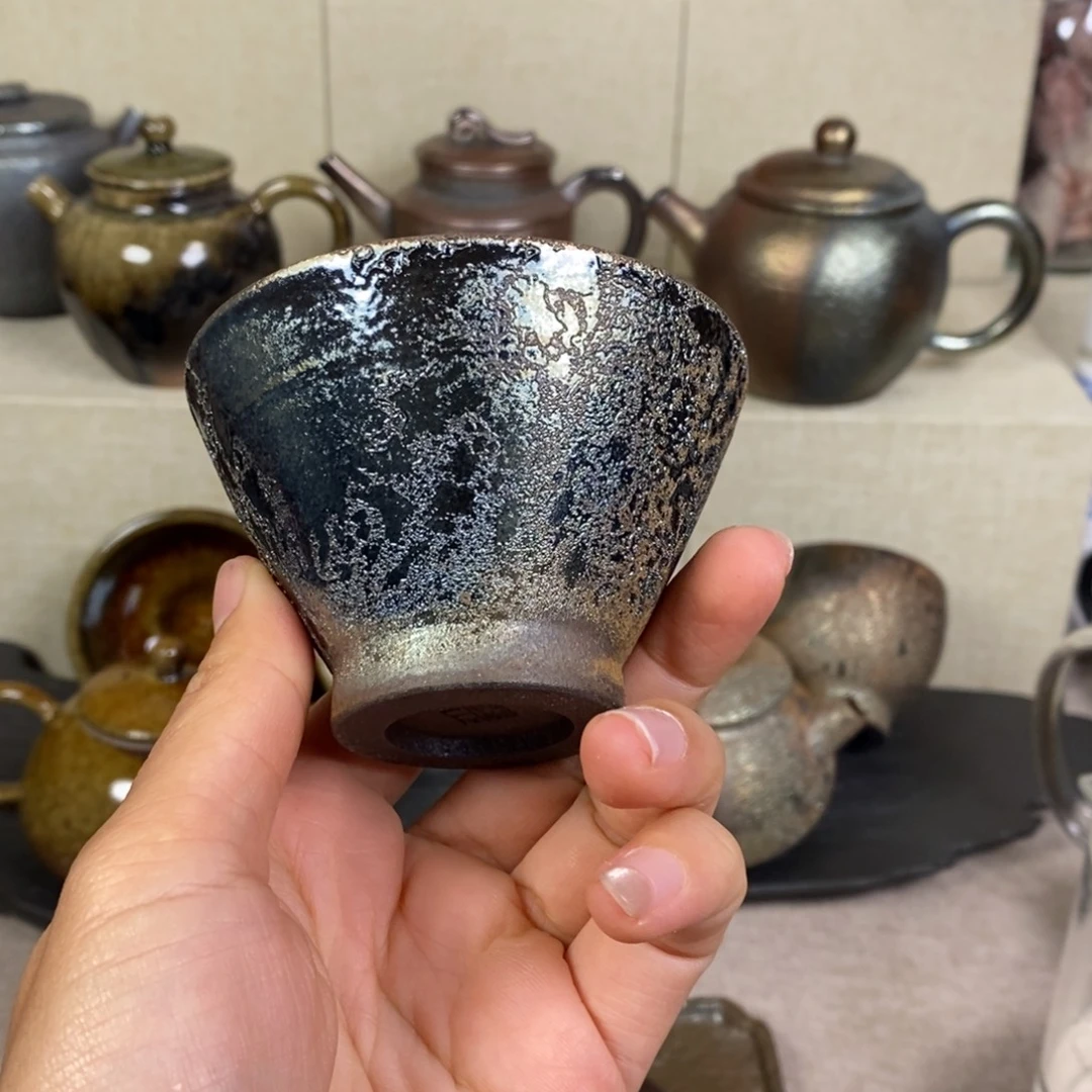 异***凤建水紫陶柴烧主人杯