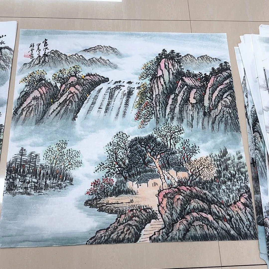 国画国画作品集一个