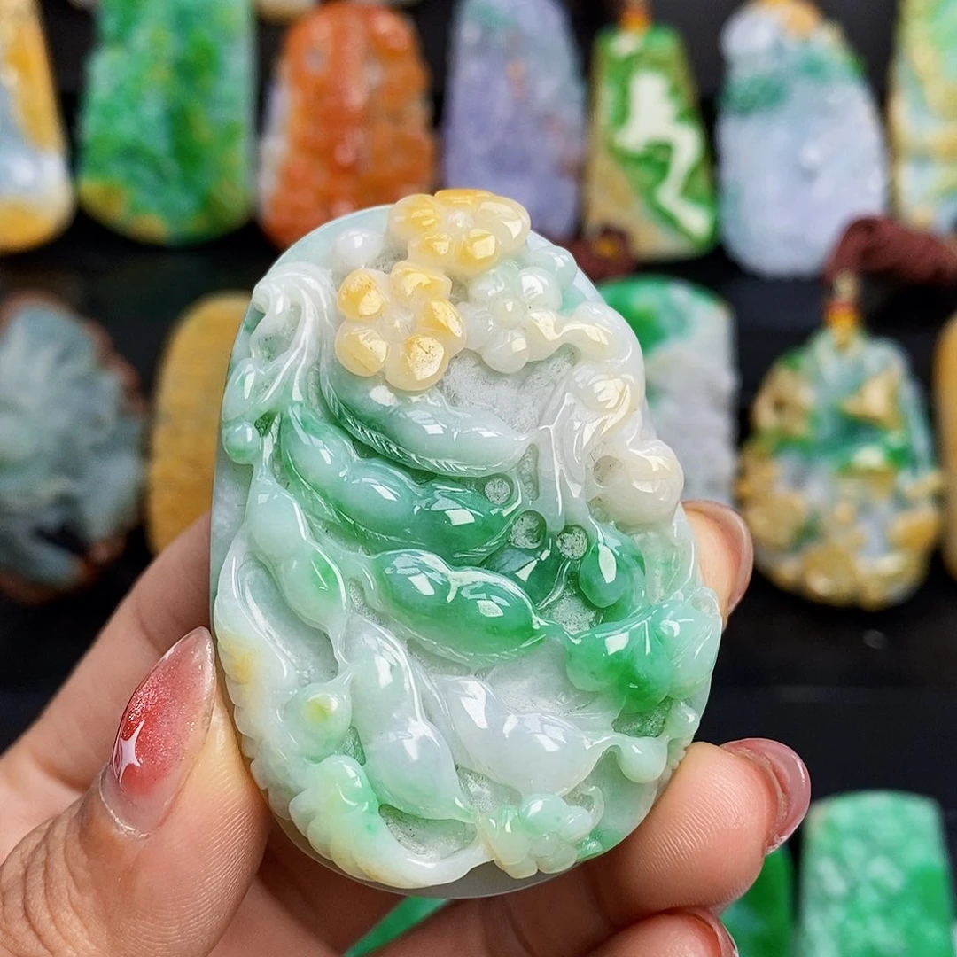 未镶嵌定制翡翠翡翠A货一物一证放漏款