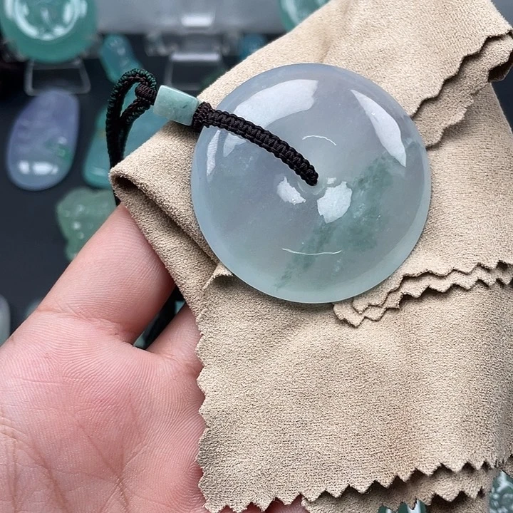 哒*平安扣，带花色，微绵