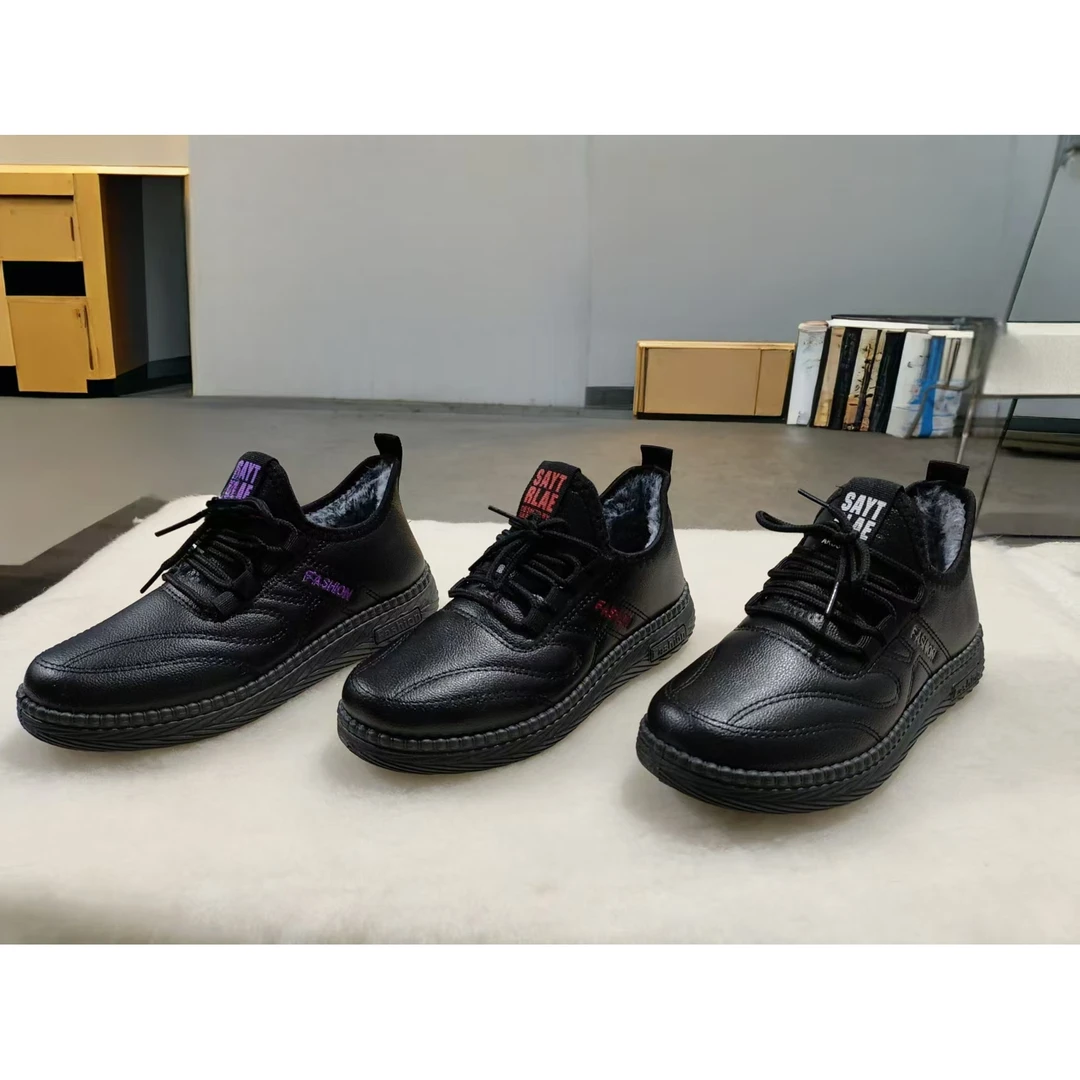 加绒保暖时尚休闲鞋冬季女款902-1-A132