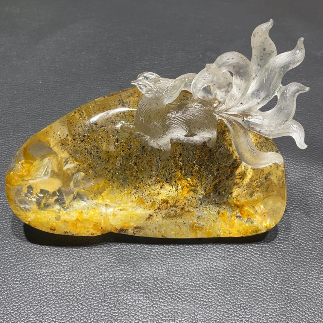 水晶珠宝半成品未镶嵌雾**花定制