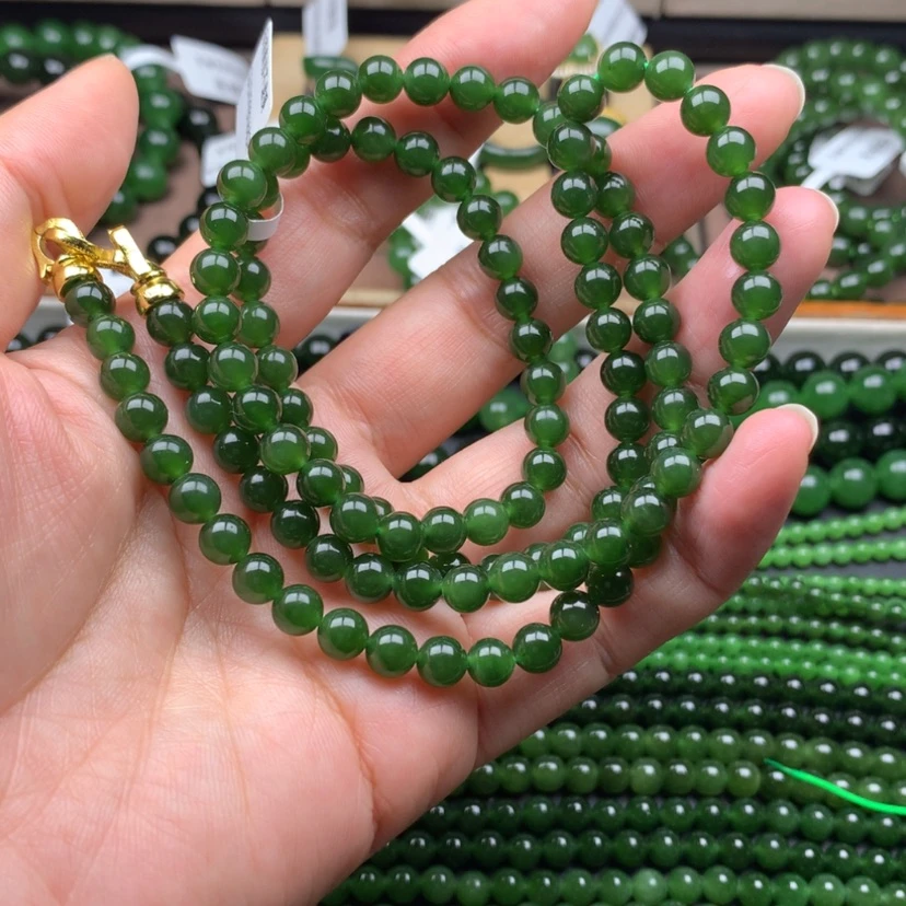 【闪购商品】颈饰未镶嵌和田玉（碧玉）?****?6