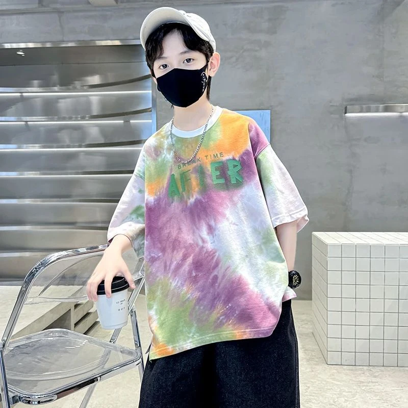 贝尔熊男童短袖t恤2025新款儿童夏装衣服男孩纯棉宝宝上衣童装