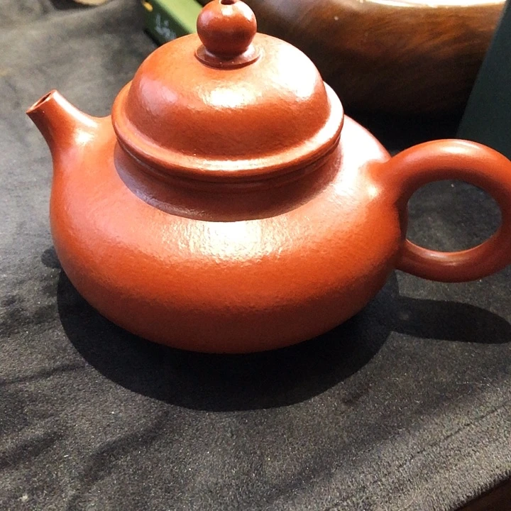茶壶紫砂c****爱朱泥容天紫砂壶