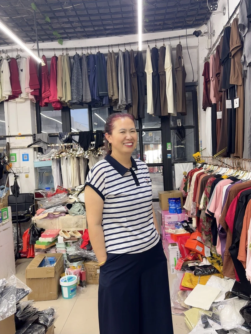 夏季蓝白半袖短袖条纹针织衫