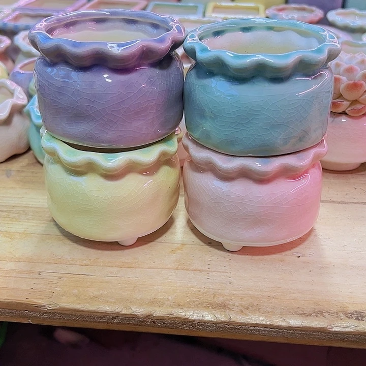 陶瓷花盆当场凑满12包邮