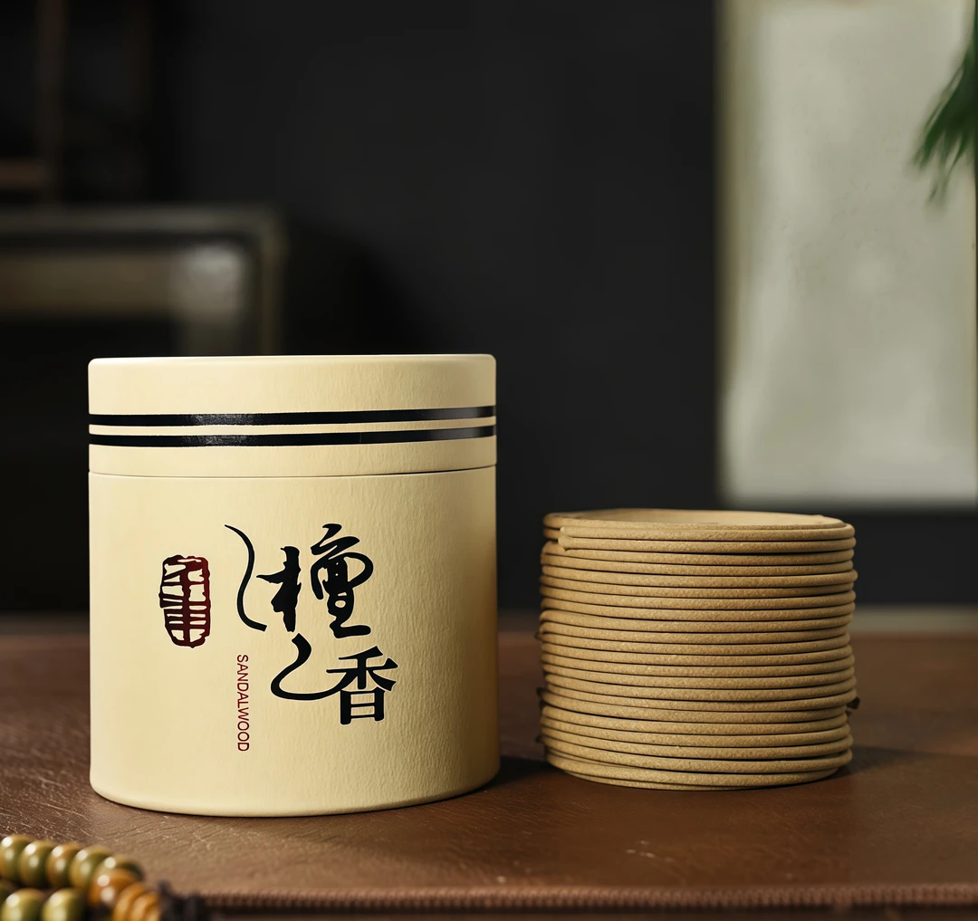 天然手工檀香中式家用卫生间客厅办公喝茶满屋清香老公母婴可用