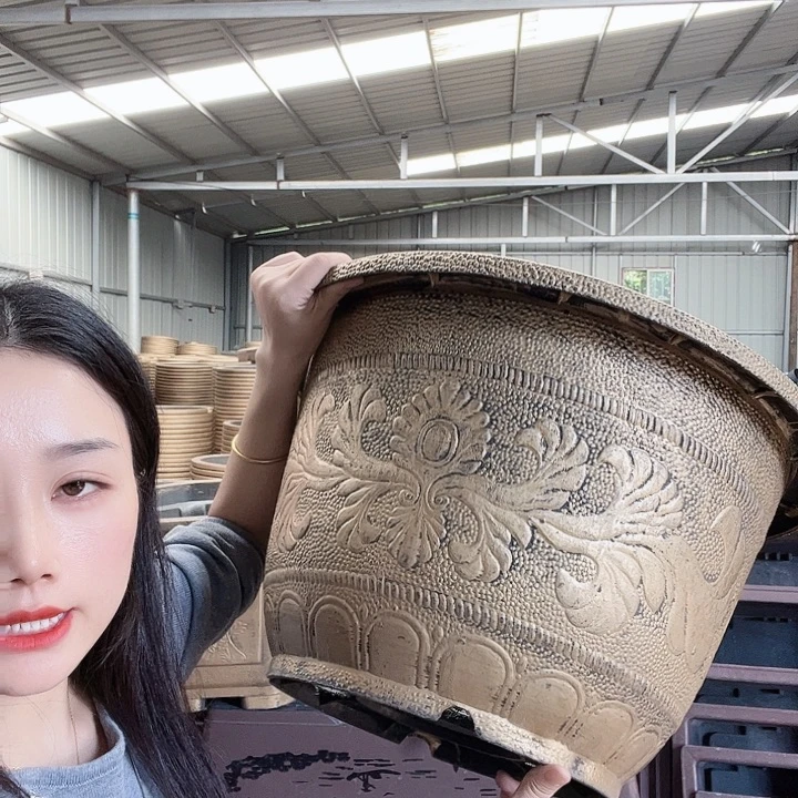 圆形50花盆5个有孔