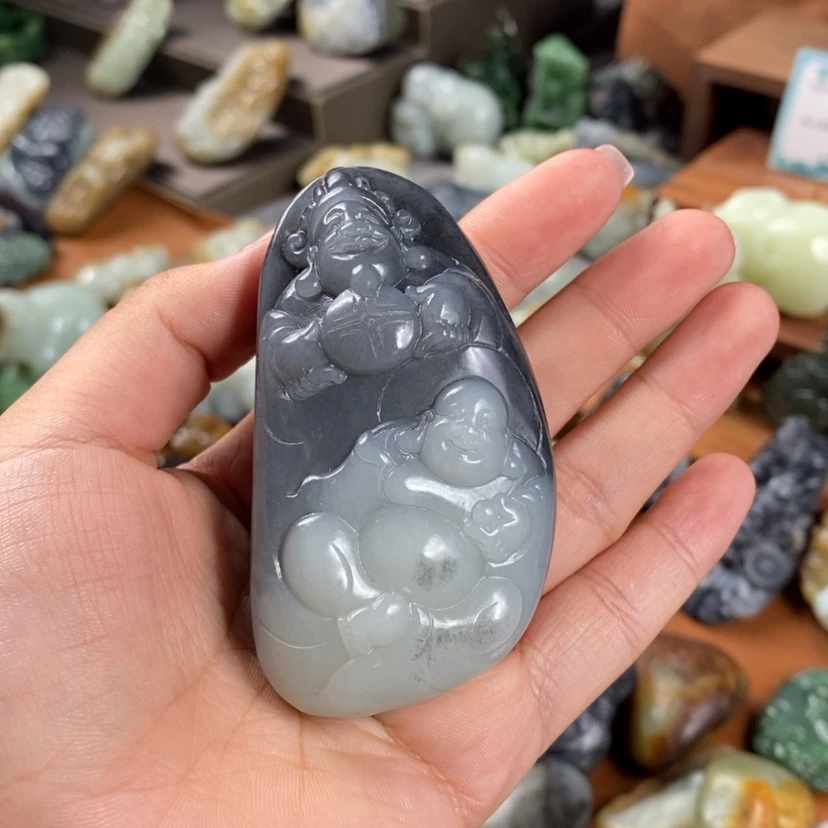 【闪购商品】未镶嵌和田玉把件阳**?