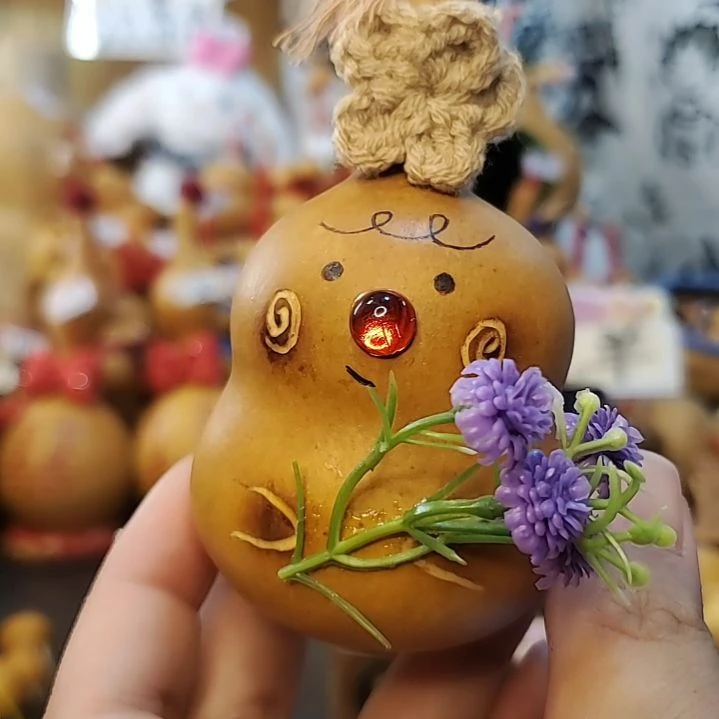 手作可爱治愈小葫芦（微微瑕）—35车—送花花葫芦摆件