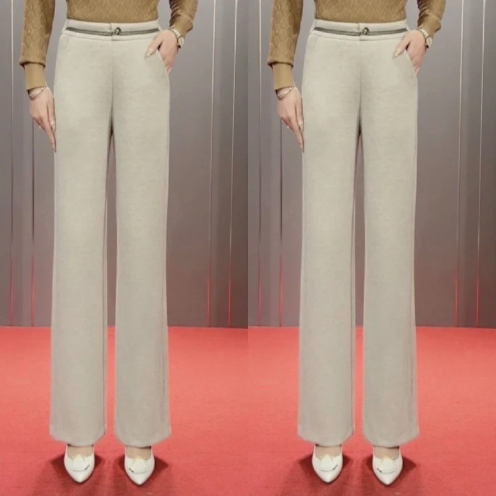 【新年轻奢直筒长裤】舒适人字纹高定大气显高显瘦百搭直筒裤长裤