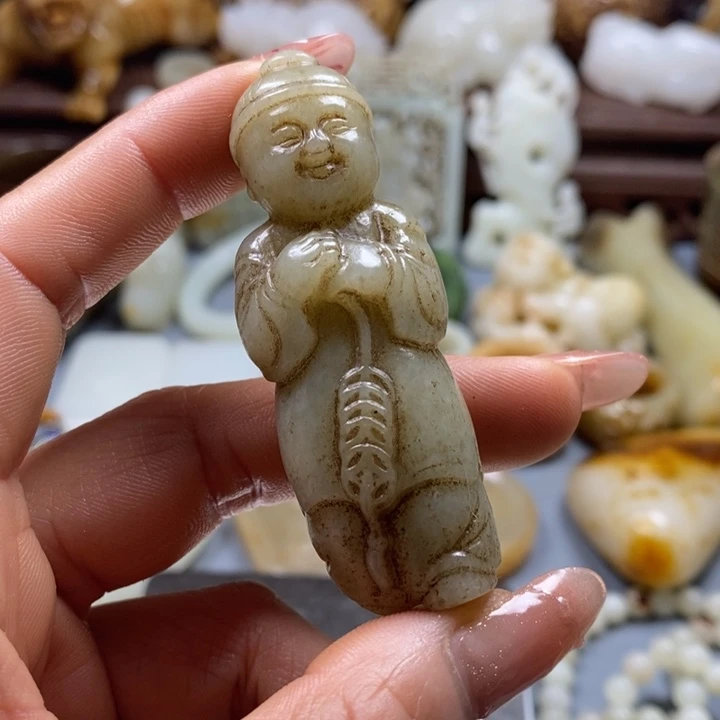 和田玉挂件未镶嵌东*