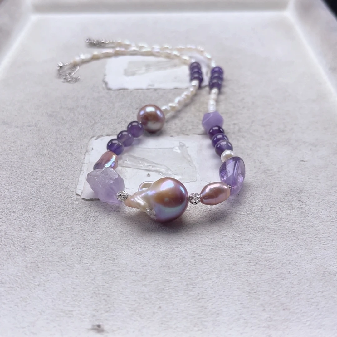 项链未镶嵌淡水珍珠【纯恬】