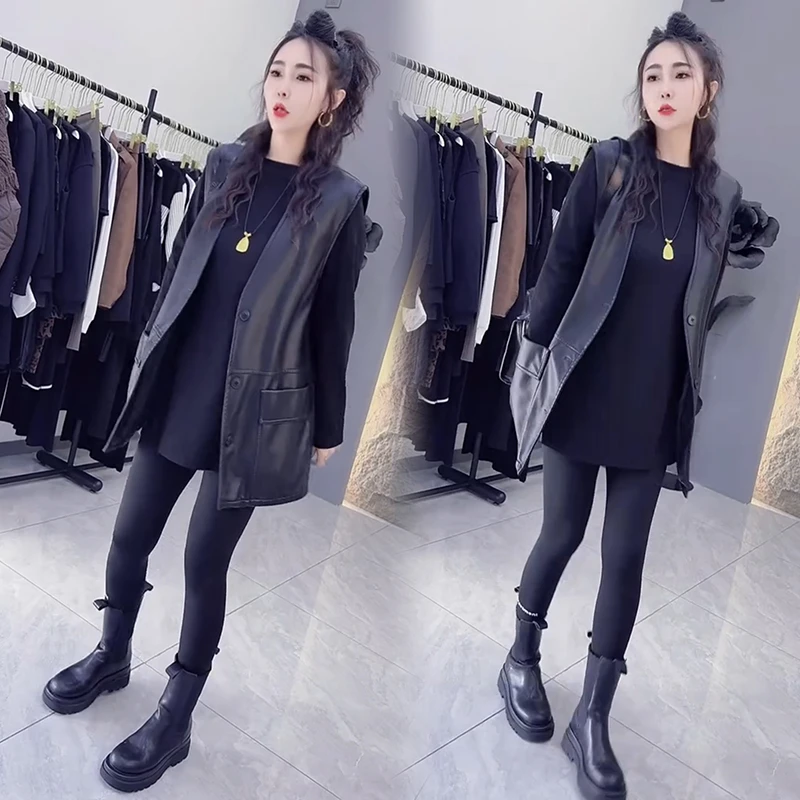 2025秋季新款时尚显瘦气质网红高档套装女高级百搭宽松大码两件套