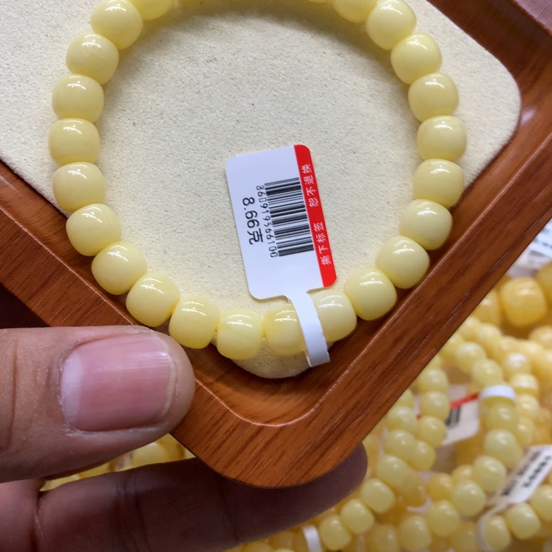 蜜蜡未镶嵌手链蜜蜡