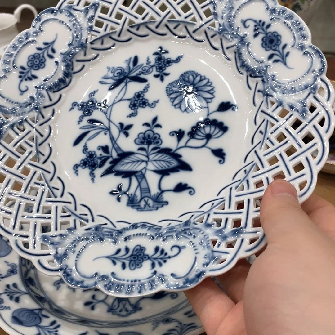 瓷片中古二等 蓝洋葱