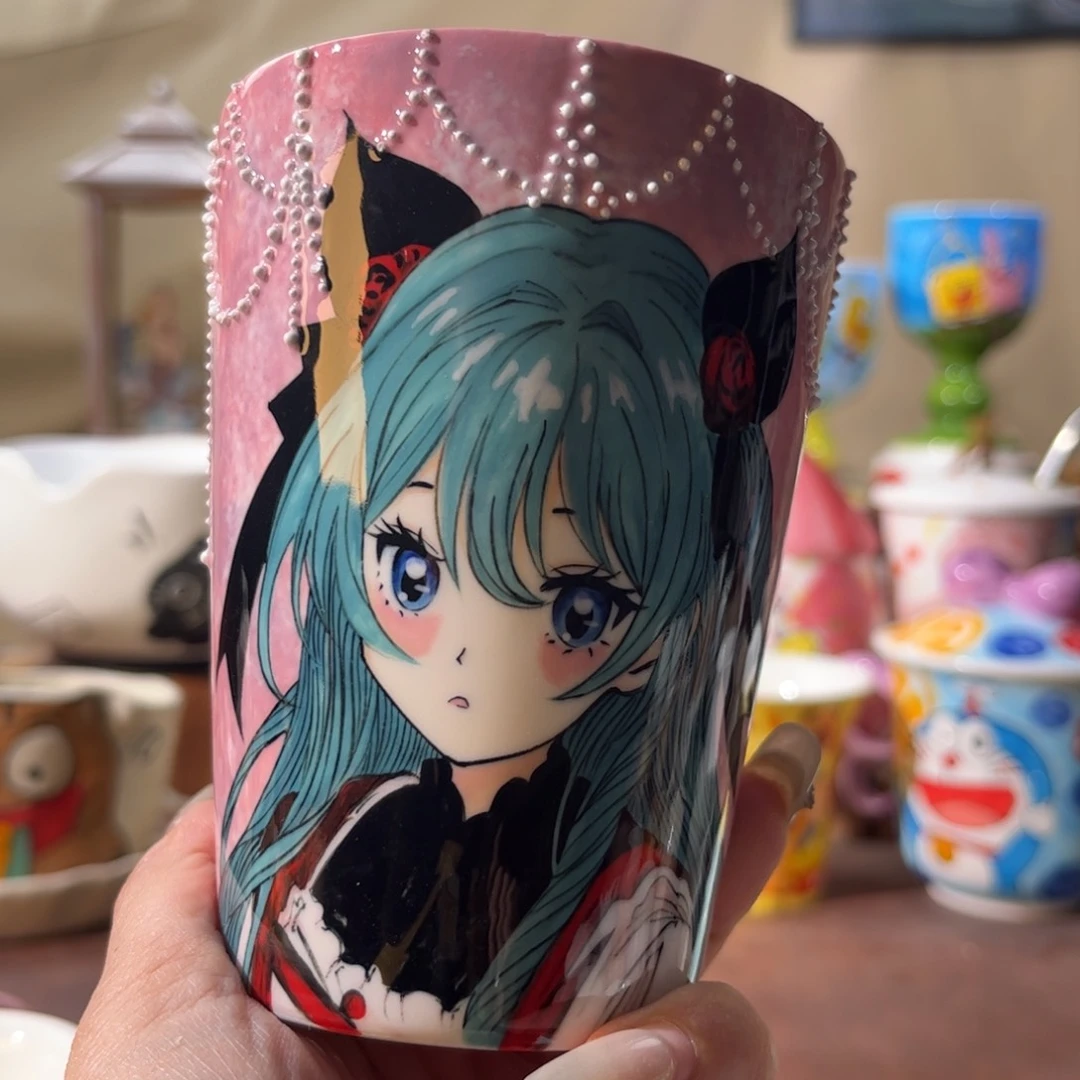 杯景德镇陶瓷文创手绘水杯
