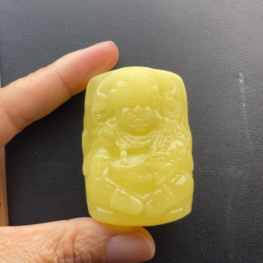 琥珀未镶嵌颈饰天然琥珀蜜蜡
