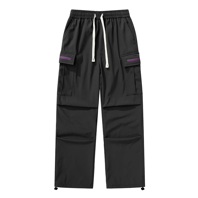 户外秋冬季工装裤情侣款男女可穿潮流百搭加厚加绒款式裤脚收脚绳