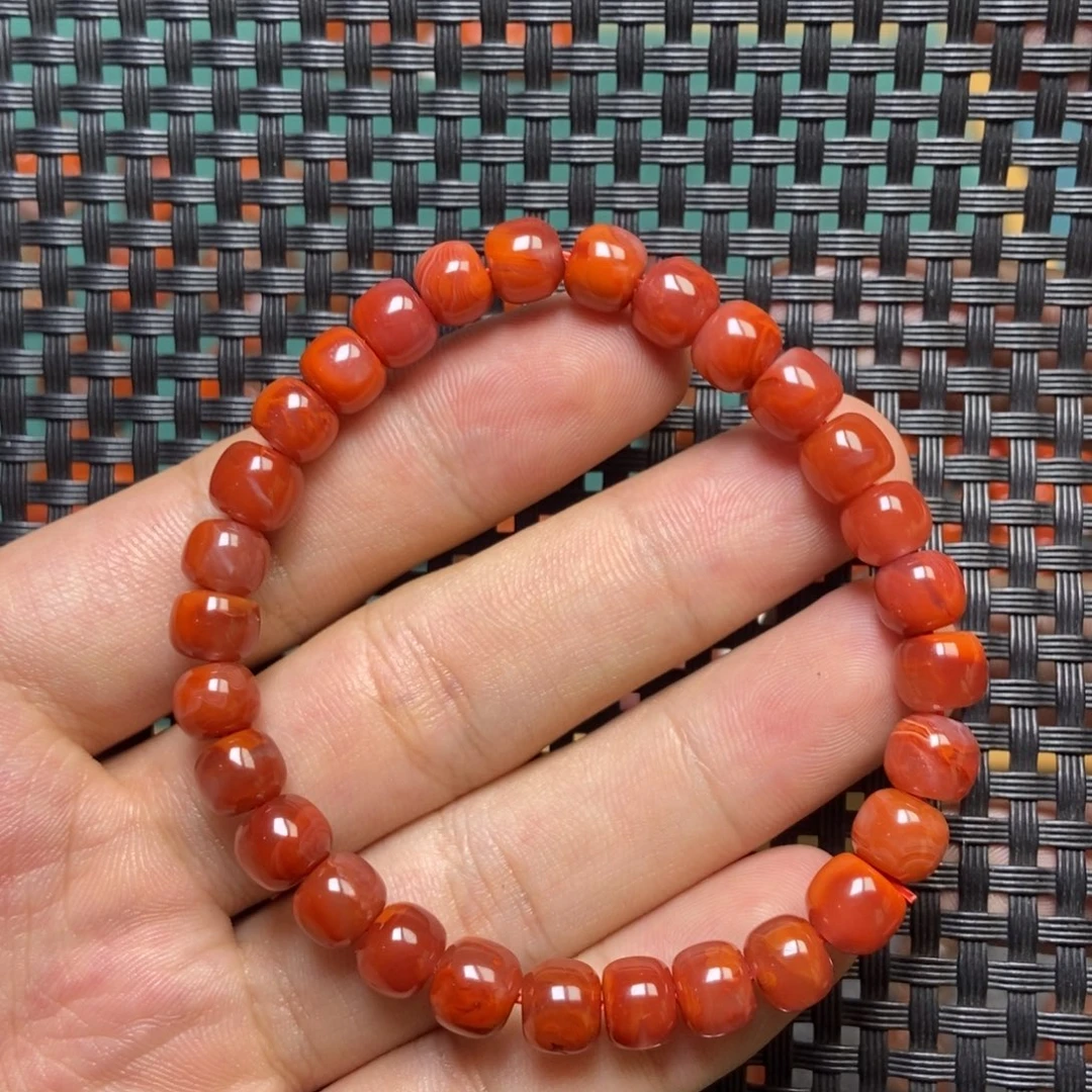 十****未镶嵌手串南红玛瑙7mm