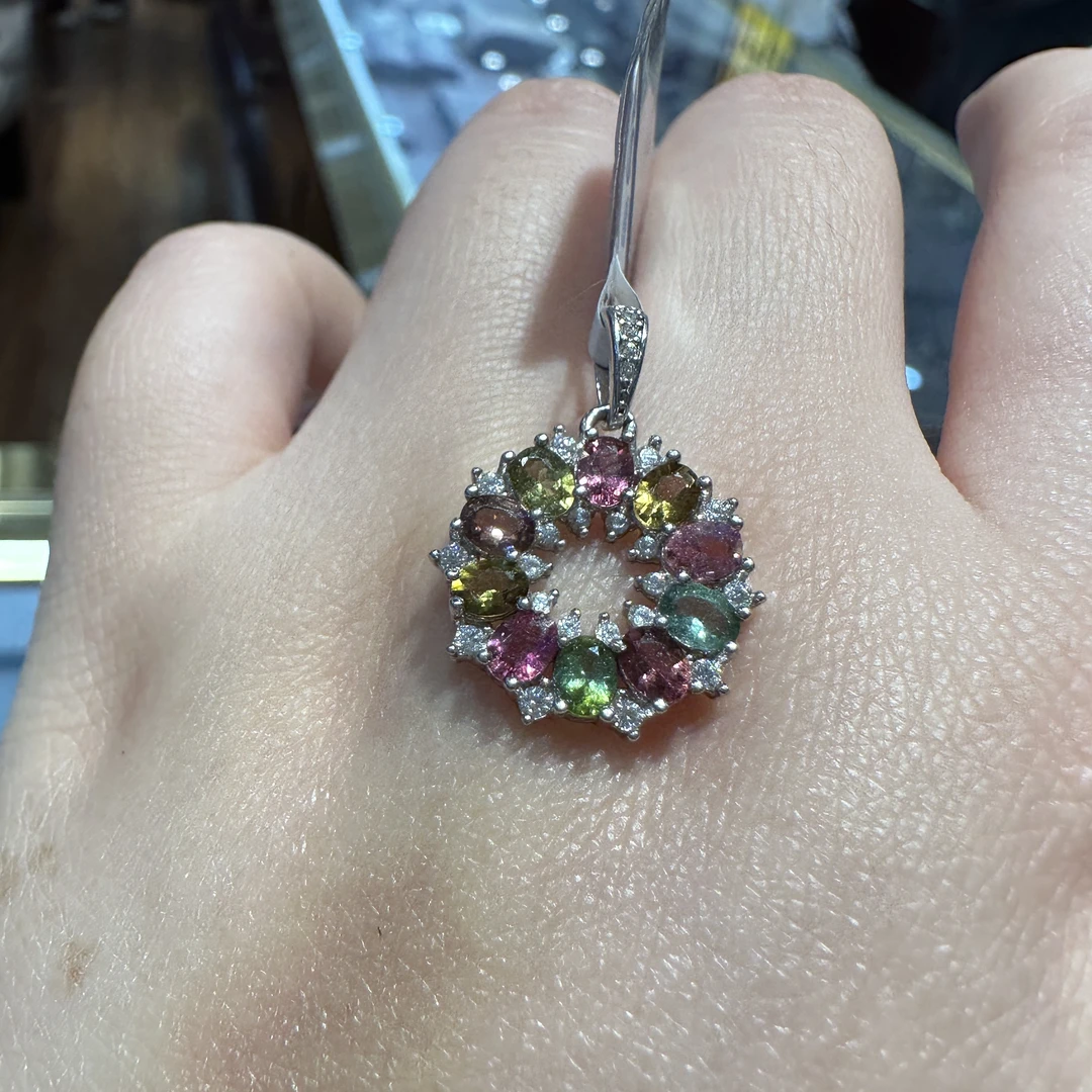 【559】天然碧玺吊坠多样性发其一（赠链）