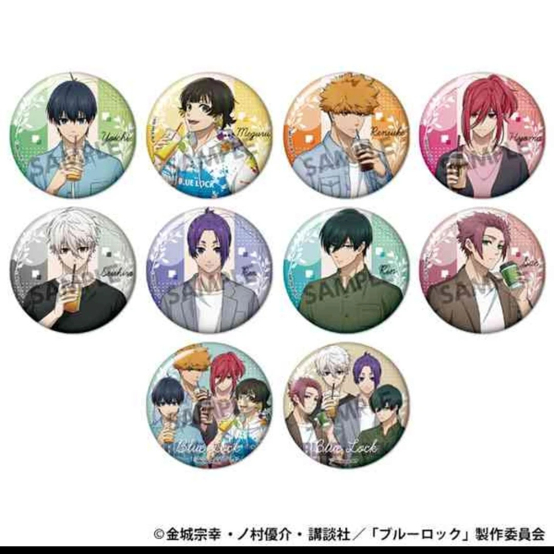 【日谷潮玩】蓝色监狱－饮料吧唧