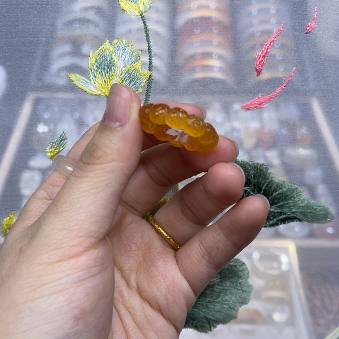 玛瑙/玉髓未镶嵌戒指