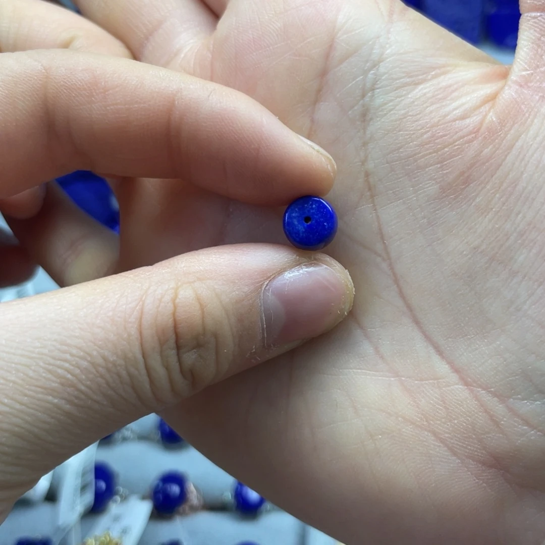 青金石单珠8+未镶嵌U**马