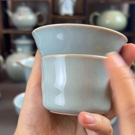 微瑕，不带礼盒天青色