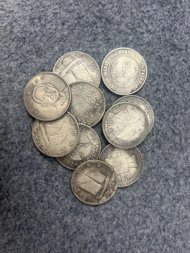 十枚孙小头复古工艺品摆件