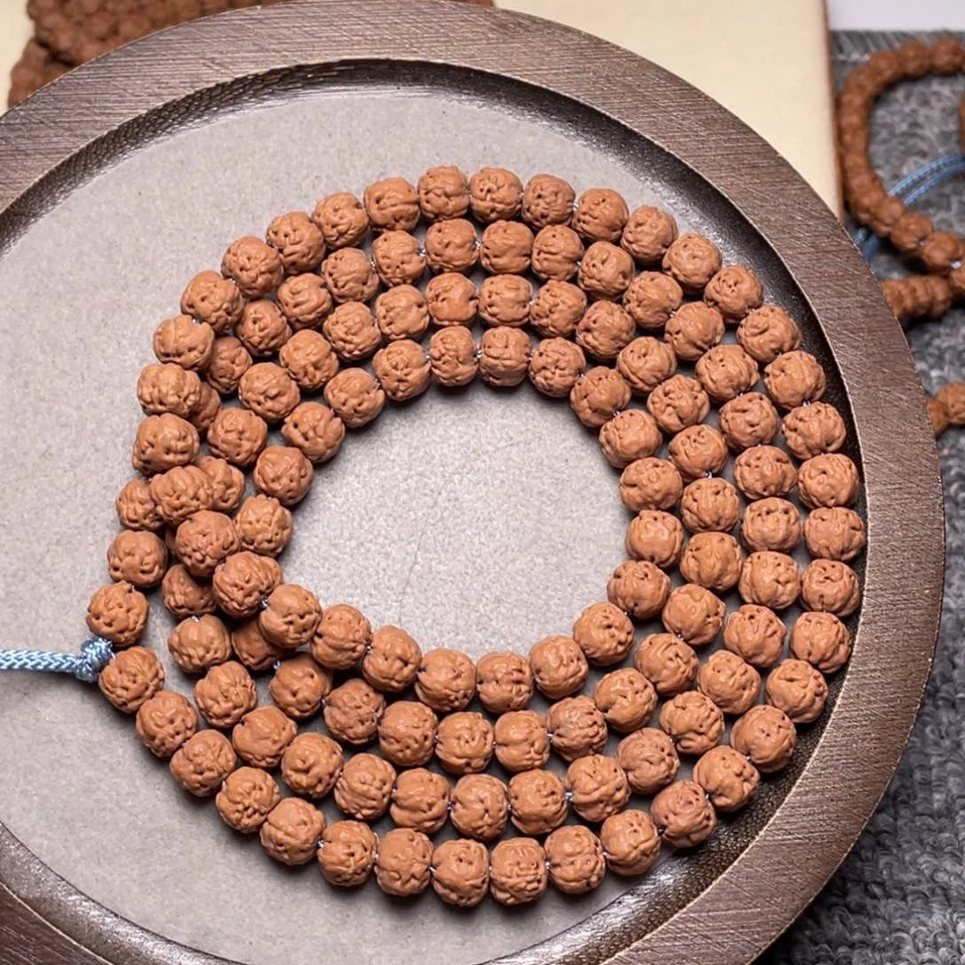 手串金刚菩提只****酒梅朵头货佛手108尺寸7.5