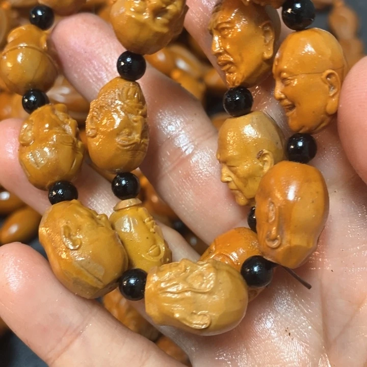 橄榄核手串/手链橄榄微瑕罗汉手持