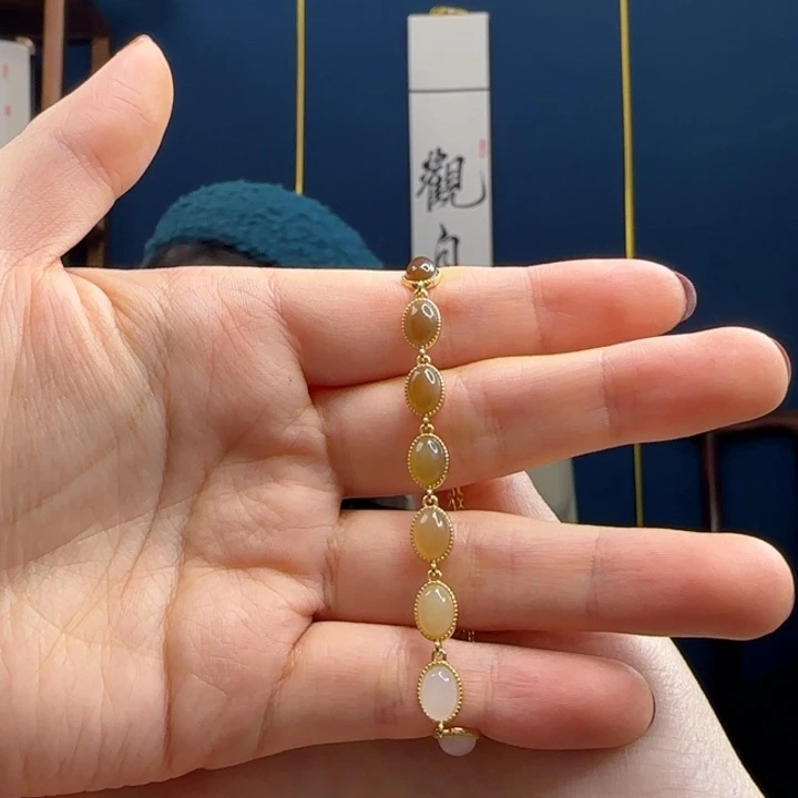 和田玉手链未镶嵌