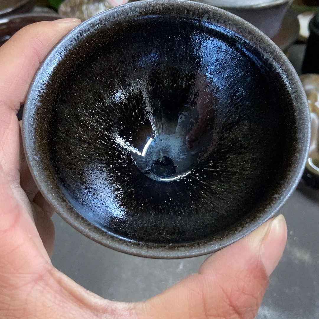 茶盏云**音165 建阳建窑建盏微瑕