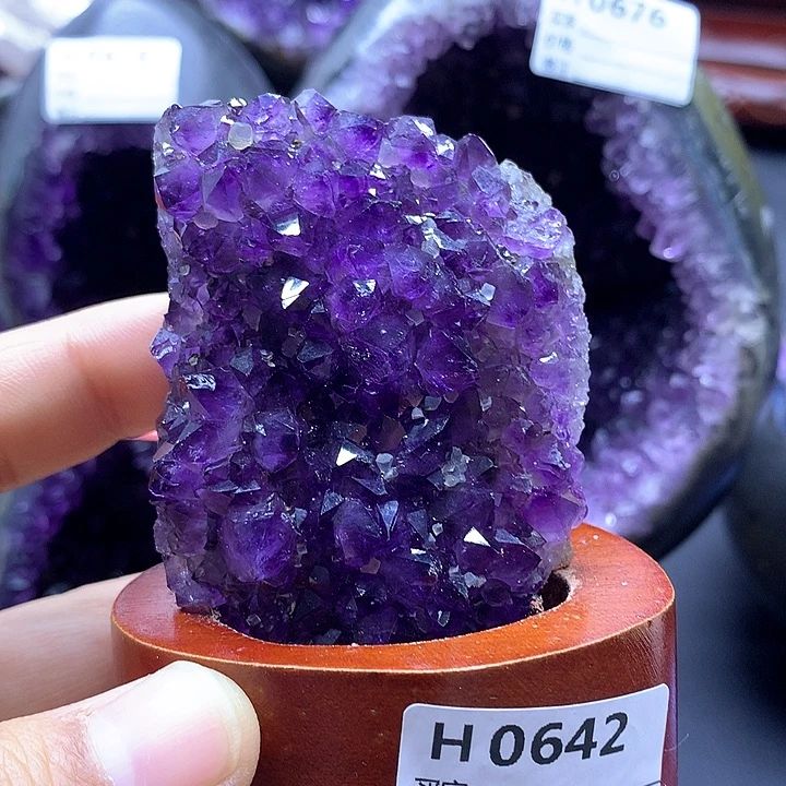 紫晶摆件未镶嵌摆件0642