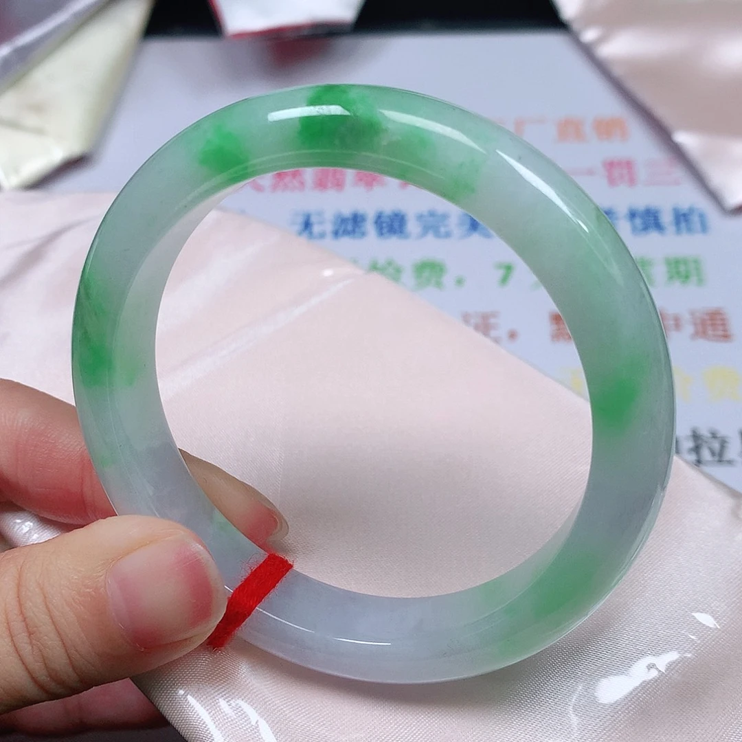 翡翠未镶嵌手镯1595