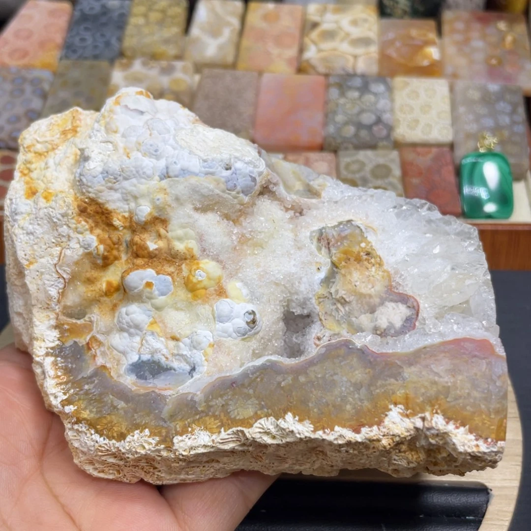 硅化玉未镶嵌颈饰k10